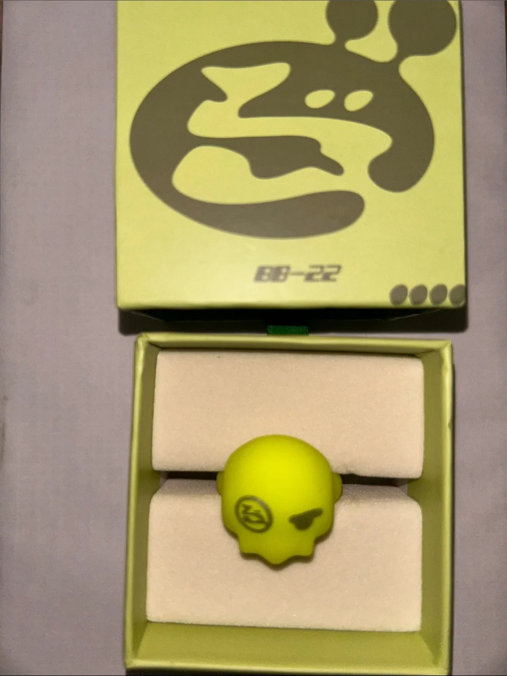 Offgod SILICONE SLIME SKULL RING